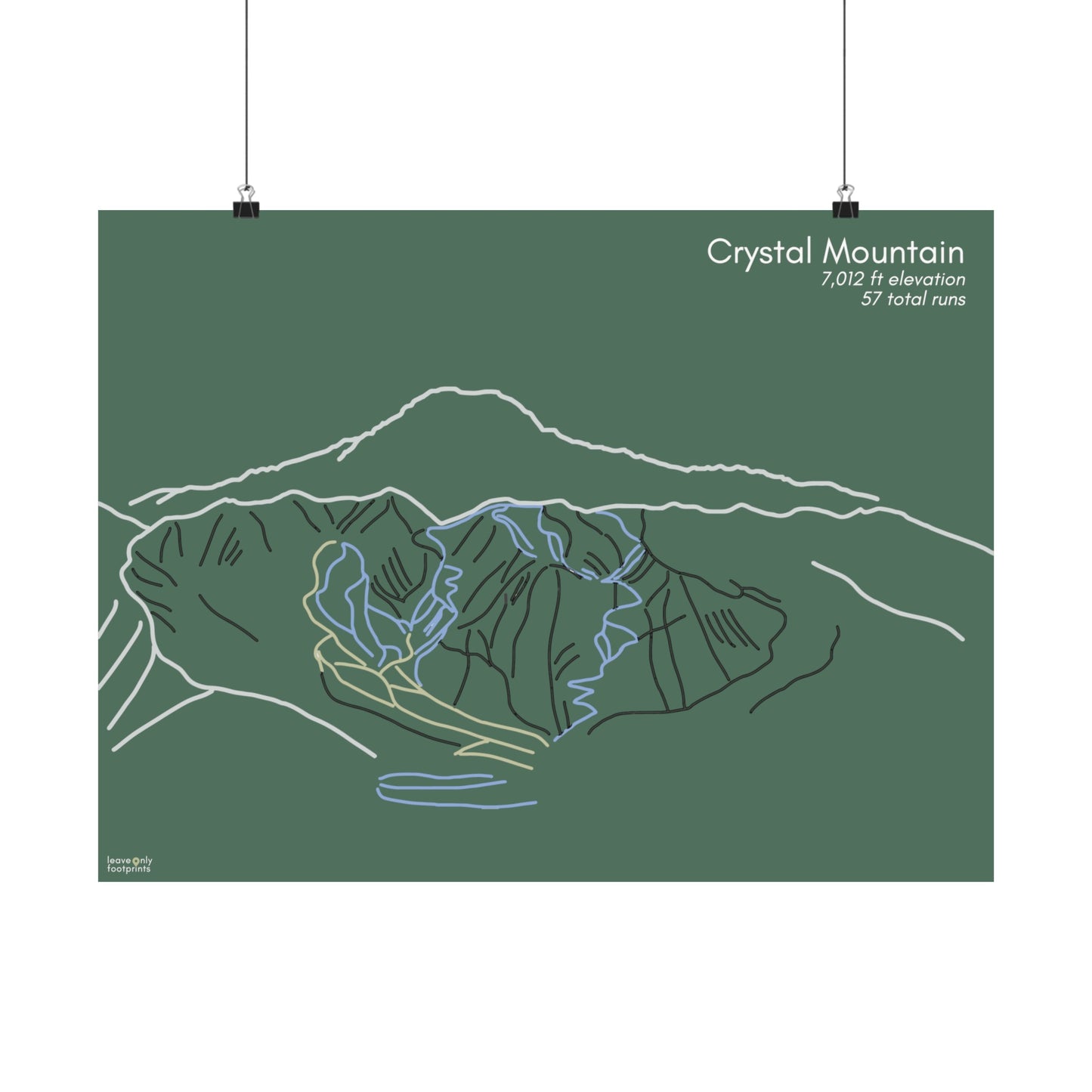 Crystal Mountain Horizontal Print