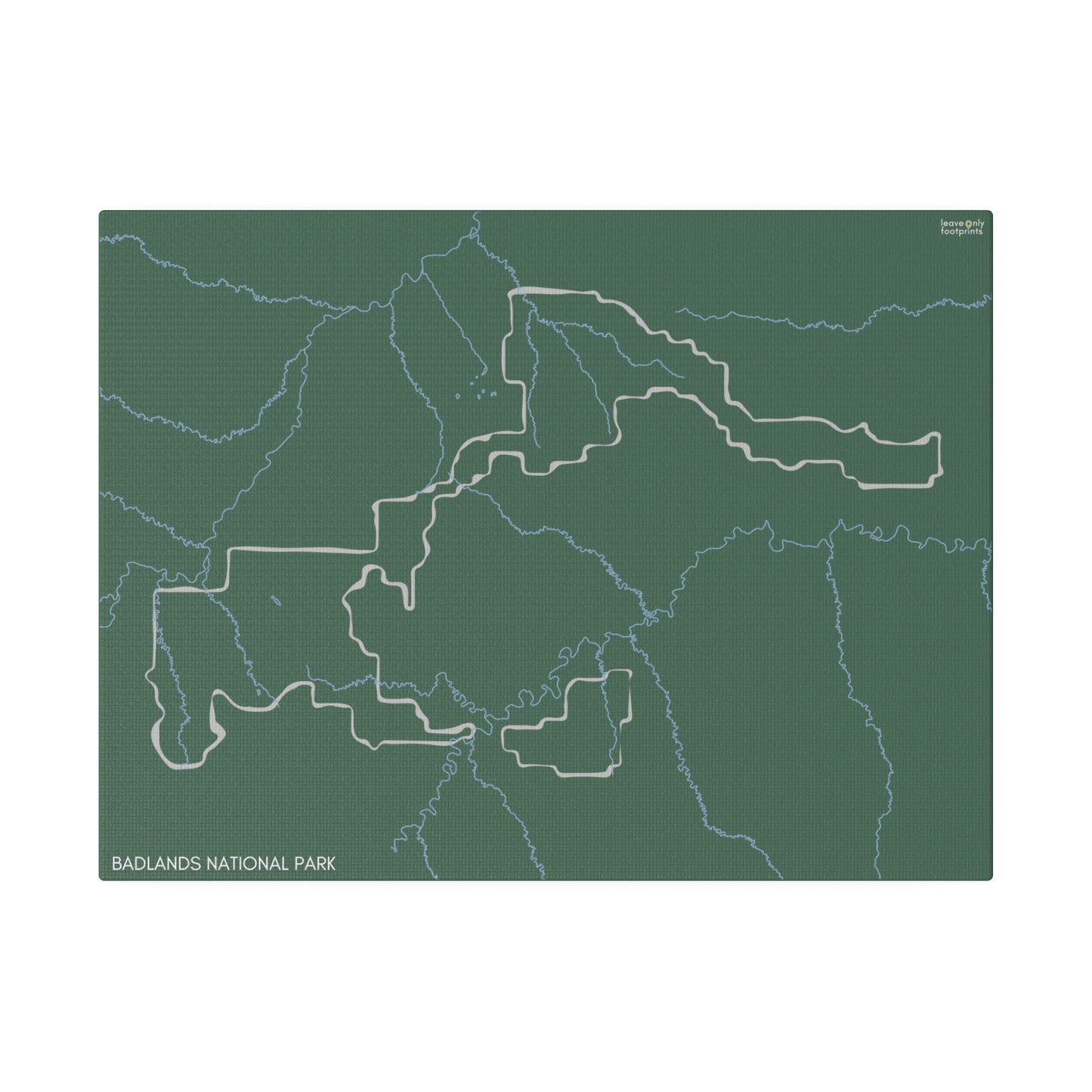 Badlands National Park Matte Canvas, Stretched, 0.75"