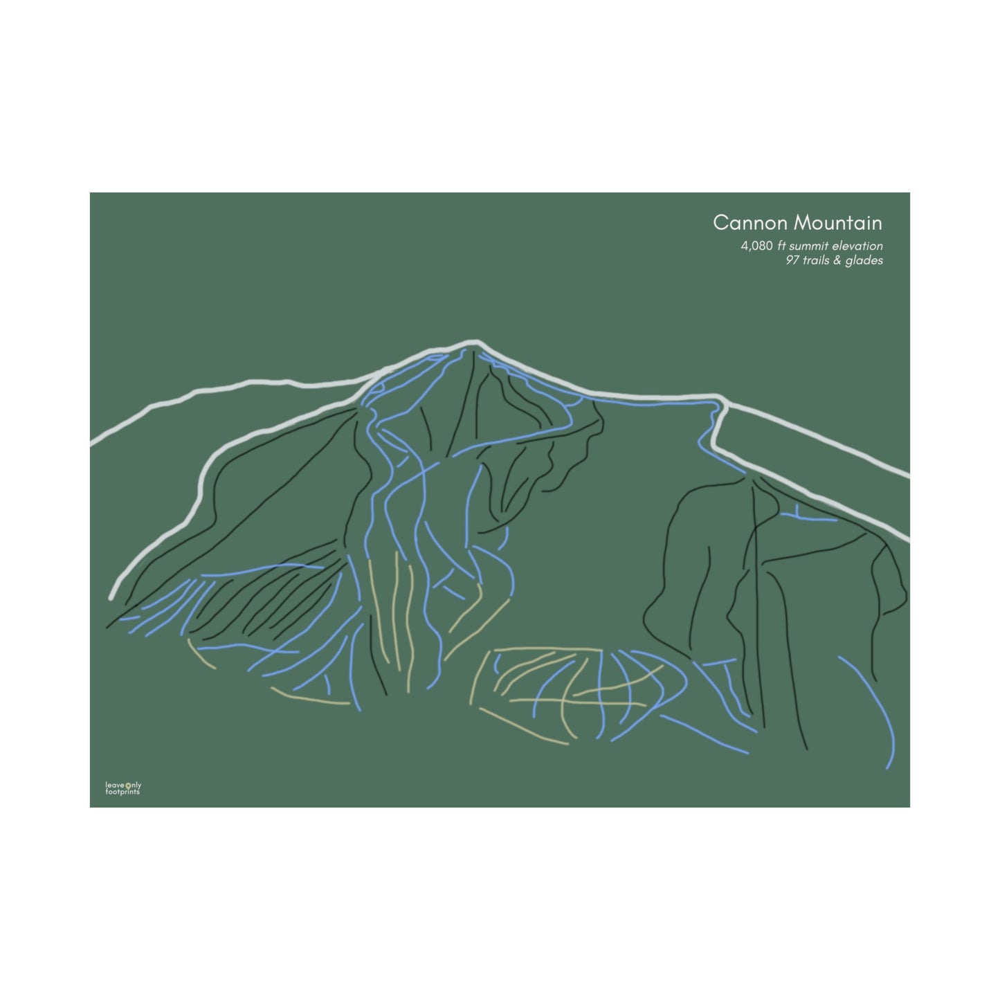Cannon Mountain Horizontal Print