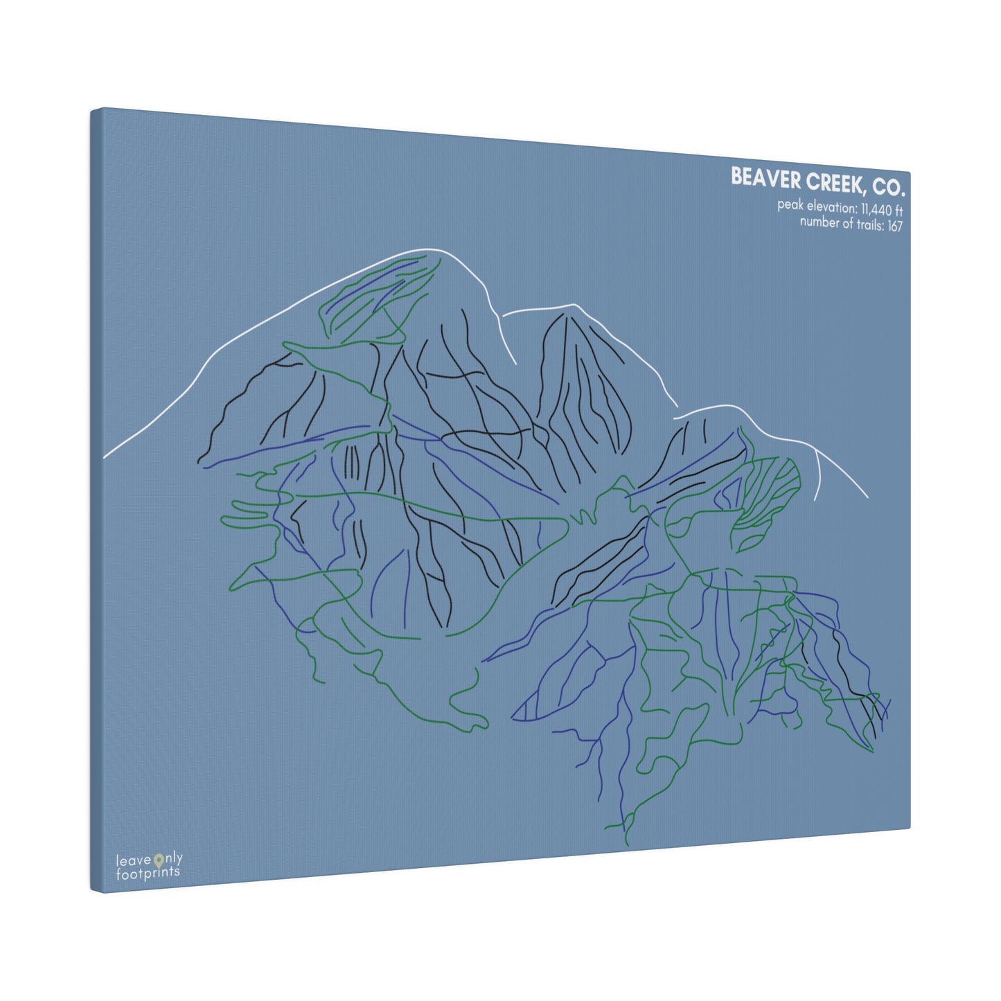 Beaver Creek Matte Canvas, Stretched, 0.75"