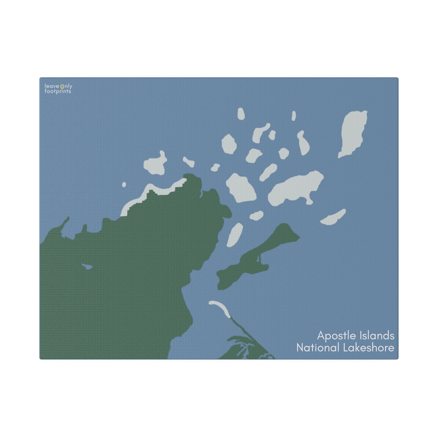 Apostle Islands National Lakeshore Matte Canvas, Stretched, 0.75"