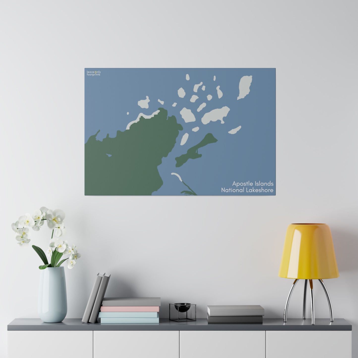 Apostle Islands National Lakeshore Matte Canvas, Stretched, 0.75"