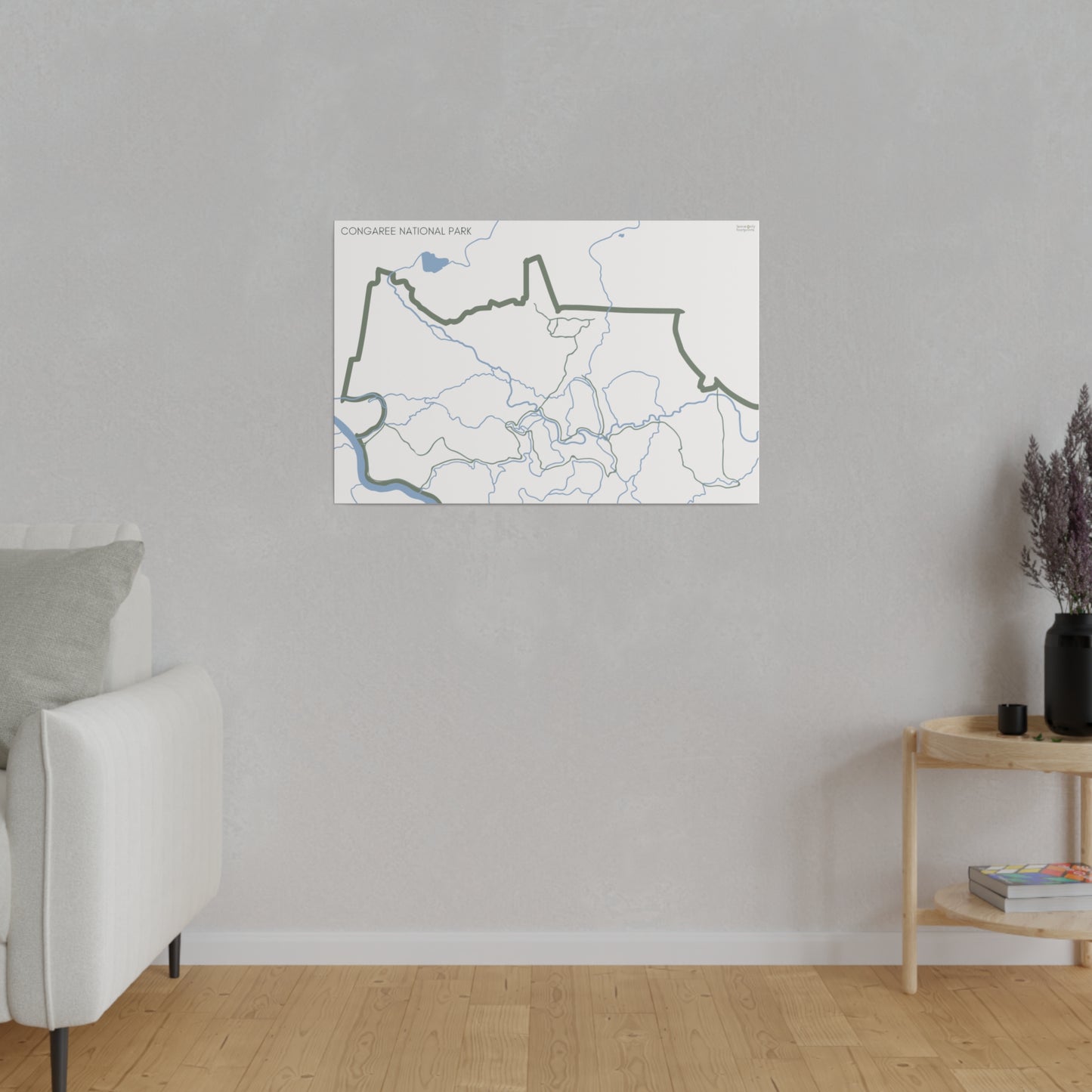 Congaree National Park Matte Canvas, Stretched, 0.75"