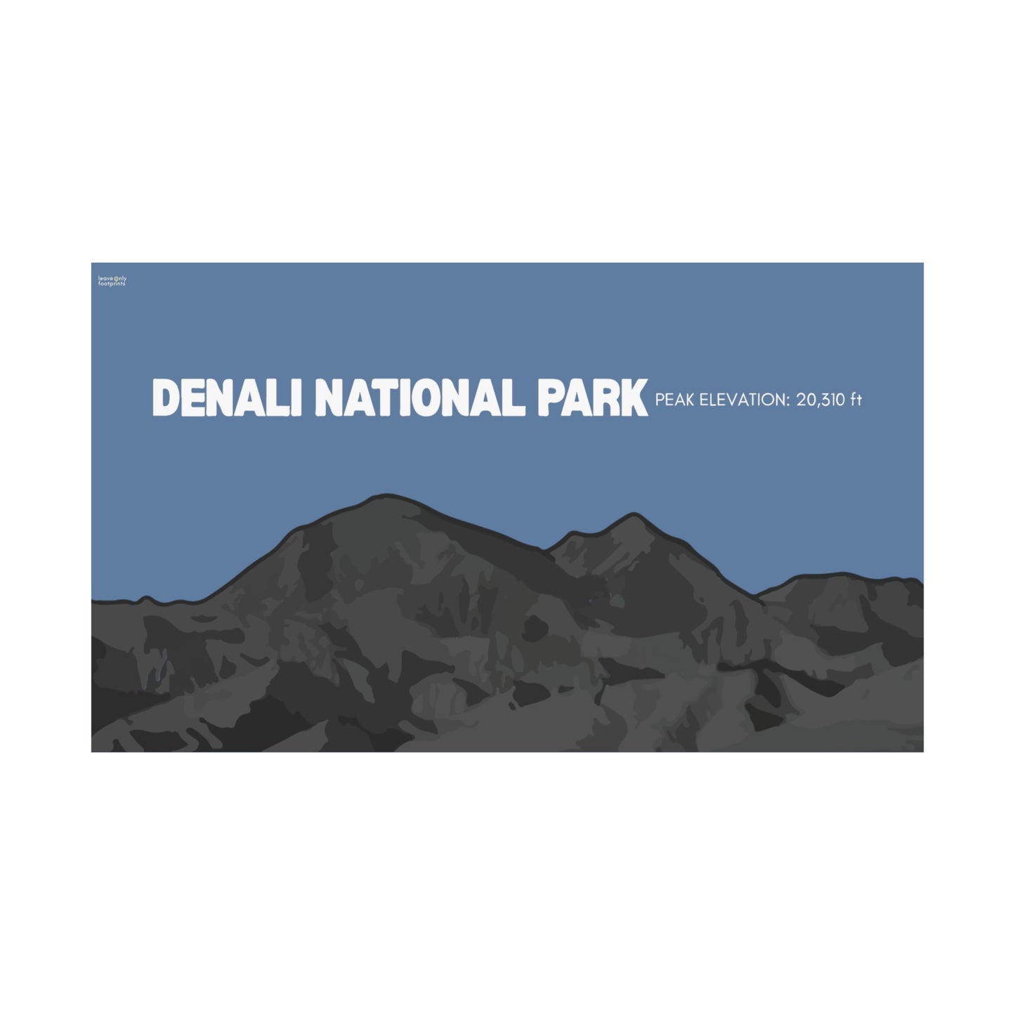 Denali National Park Matte Horizontal Print