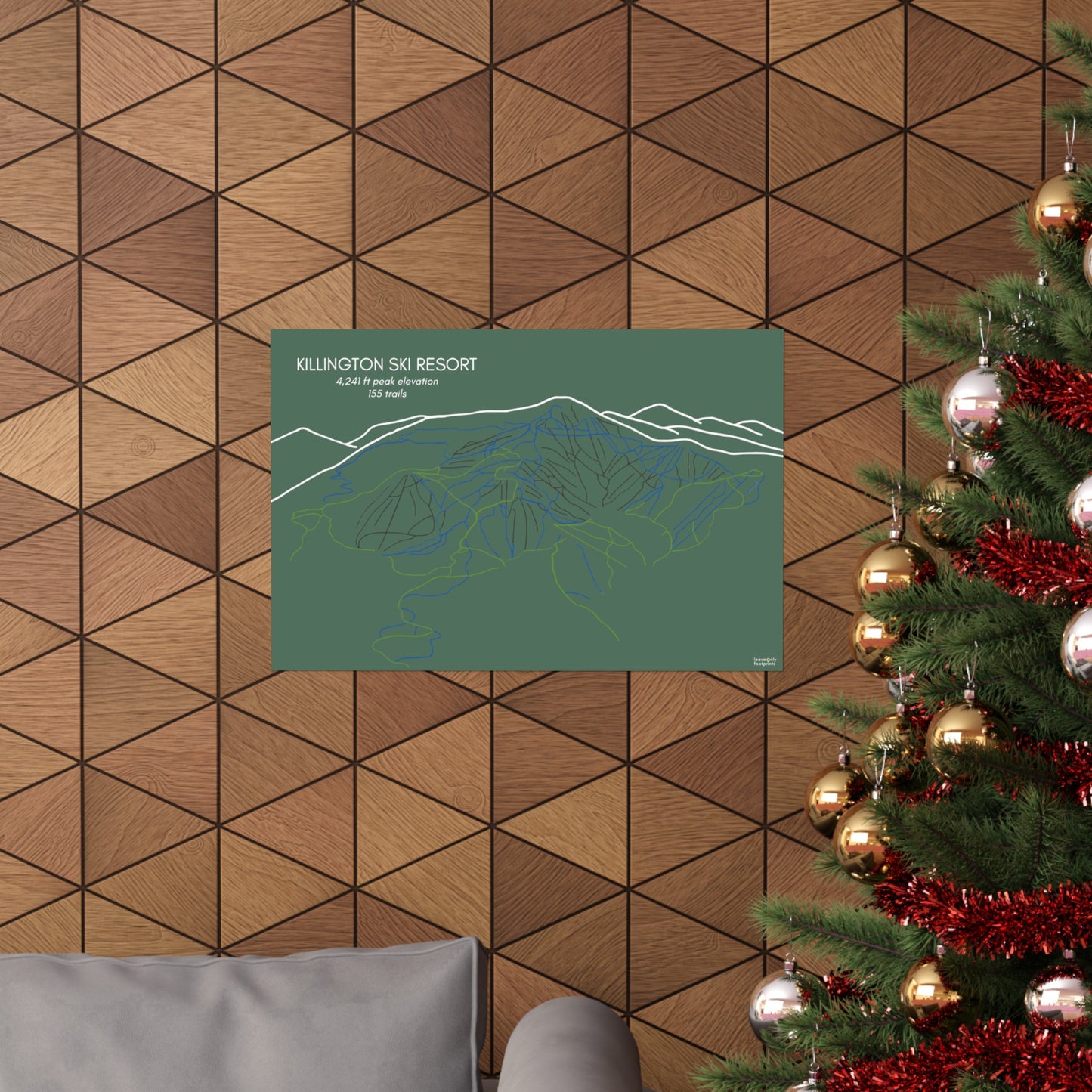 Killington Ski Resort Horizontal Print