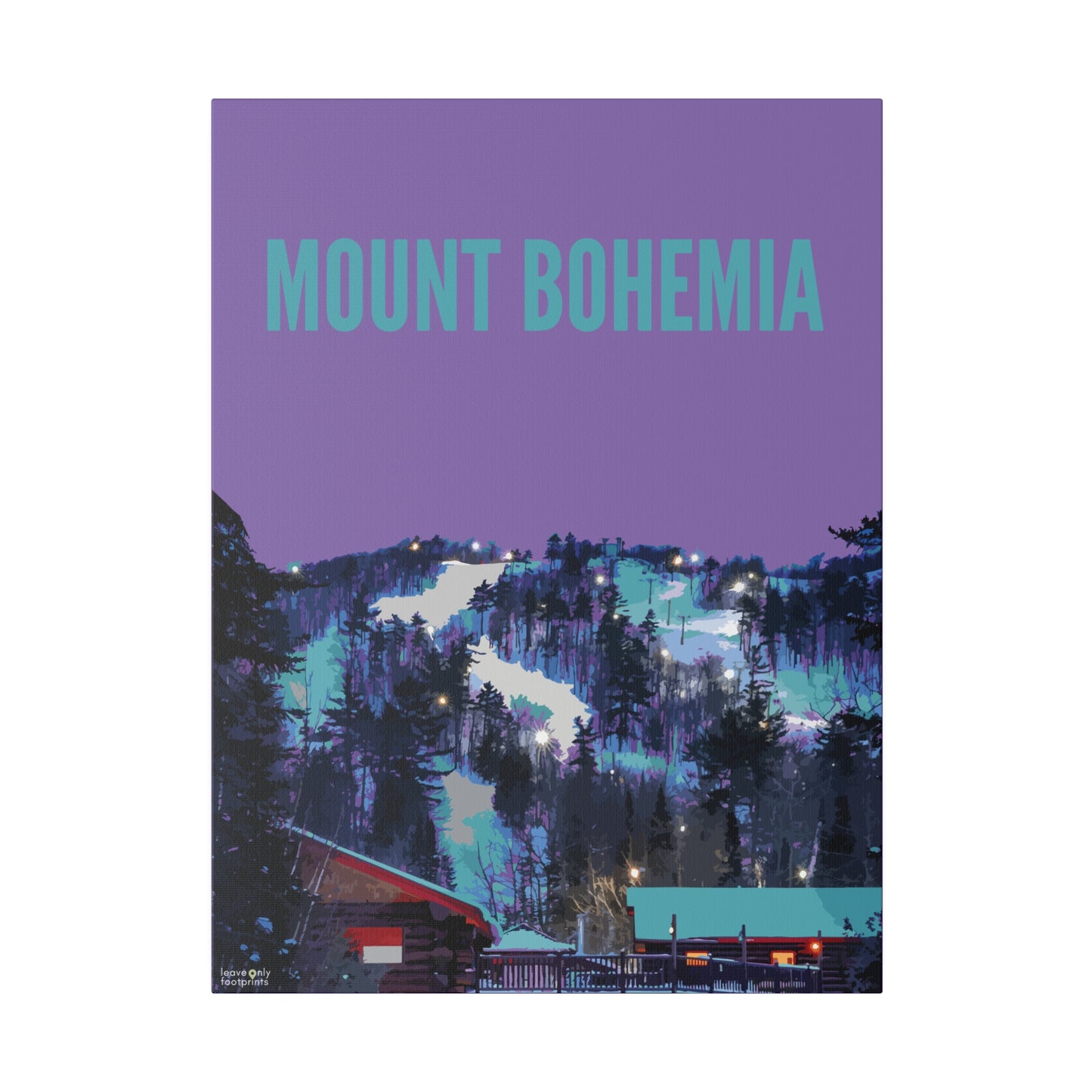 Mount Bohemia Matte Canvas, Stretched, 0.75"