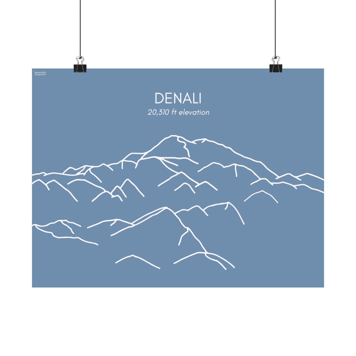 Denali Mountain Horizontal Print