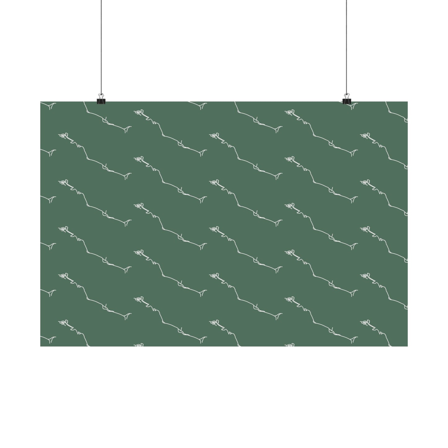 Allegheny Portage Railroad National Historic Site Patterned Horizontal Print