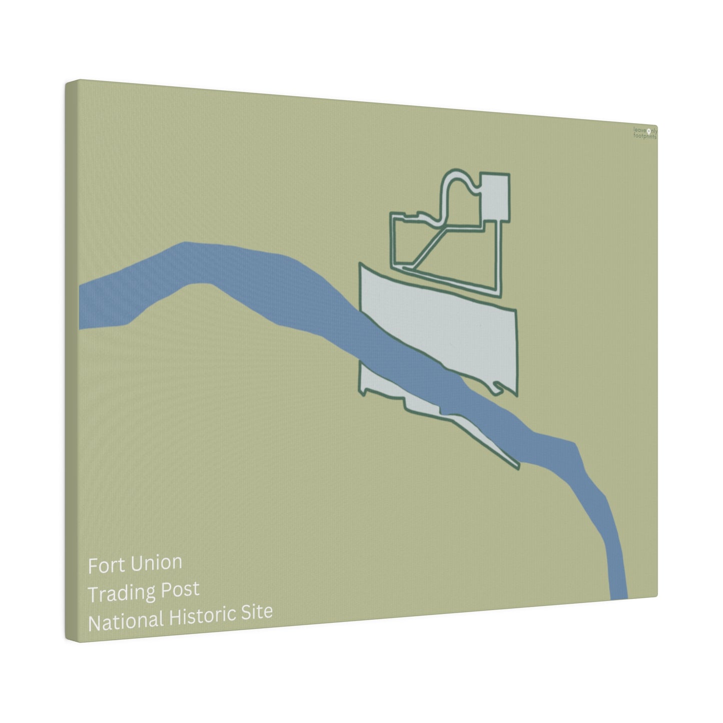 Fort Union Trading Post National Historic Site Matte Canvas, Stretched, 0.75"