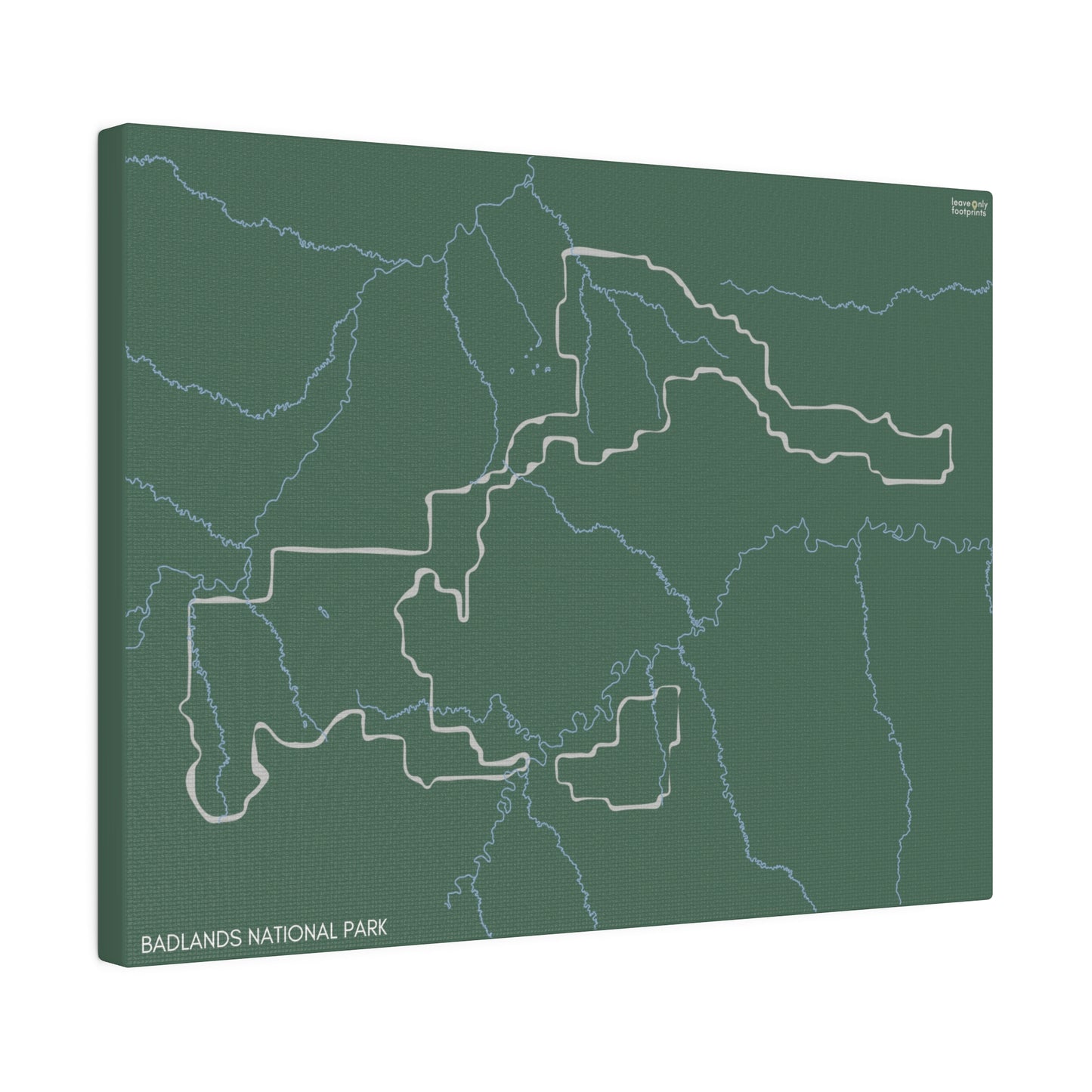 Badlands National Park Matte Canvas, Stretched, 0.75"