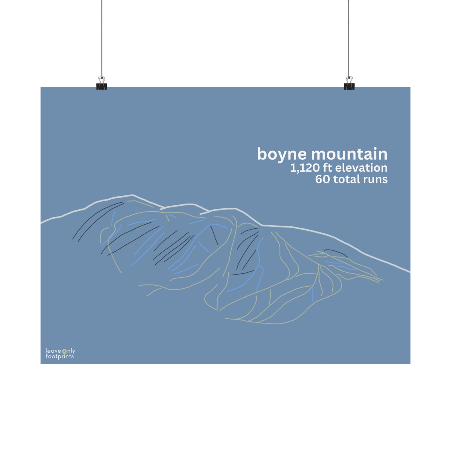 Boyne Mountain Matte Horizontal Print