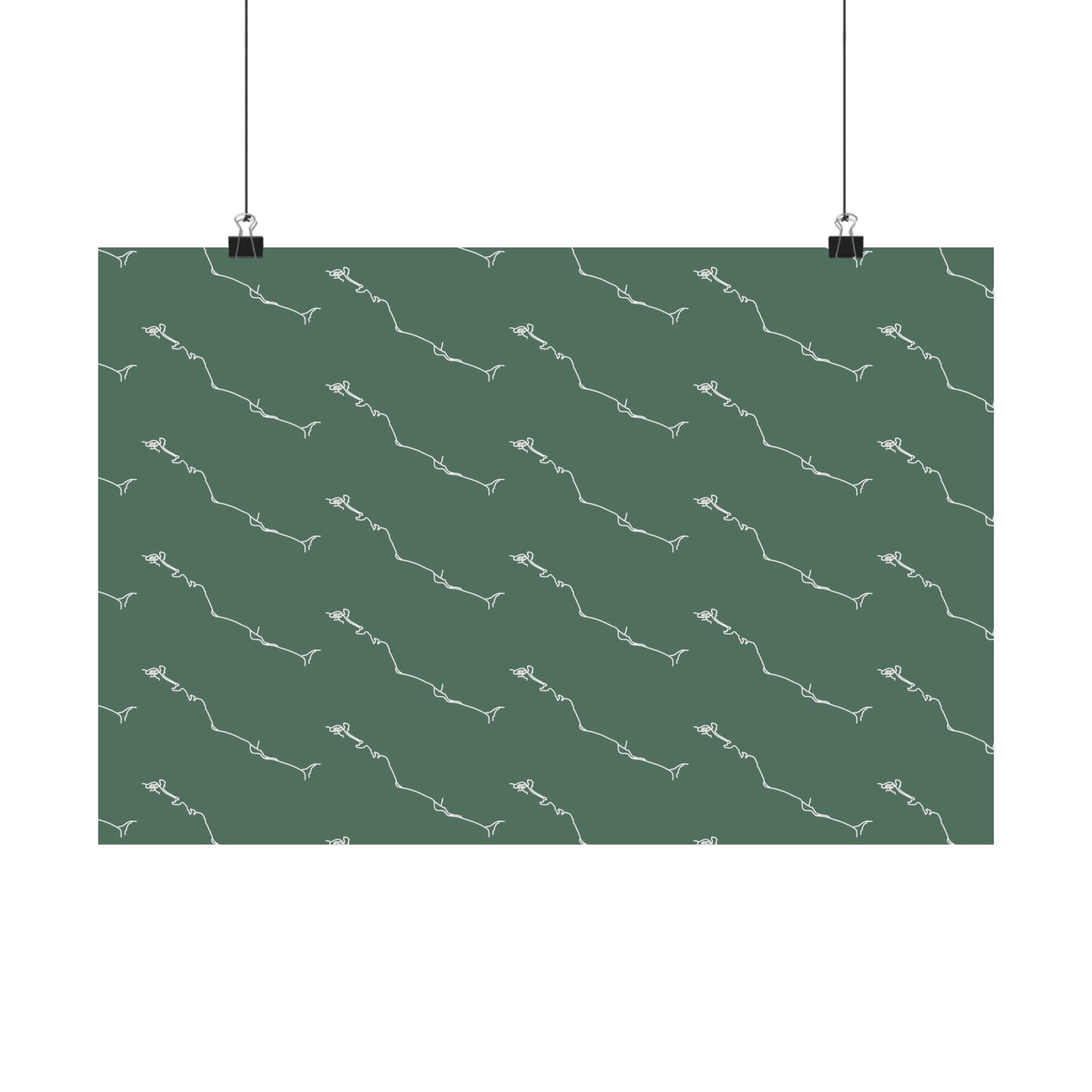 Allegheny Portage Railroad National Historic Site Patterned Horizontal Print