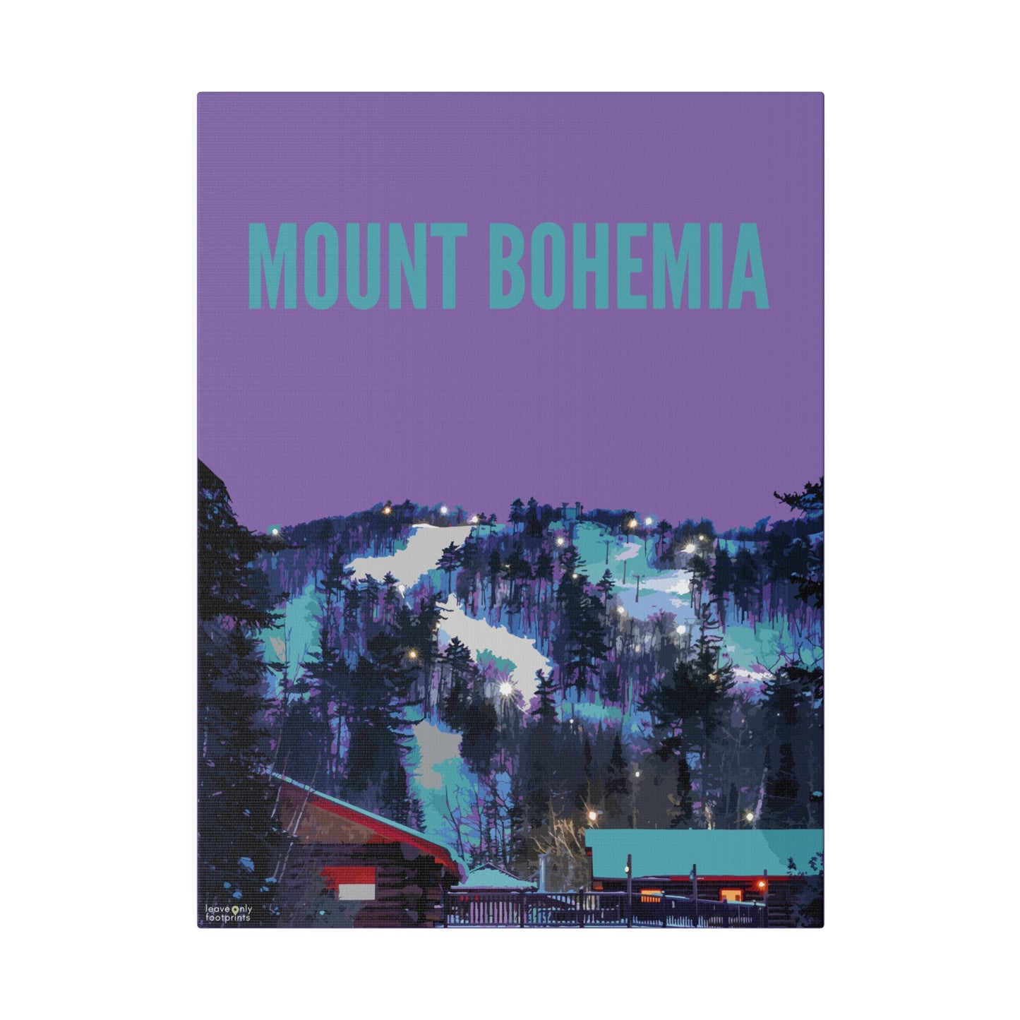 Mount Bohemia Matte Canvas, Stretched, 0.75"