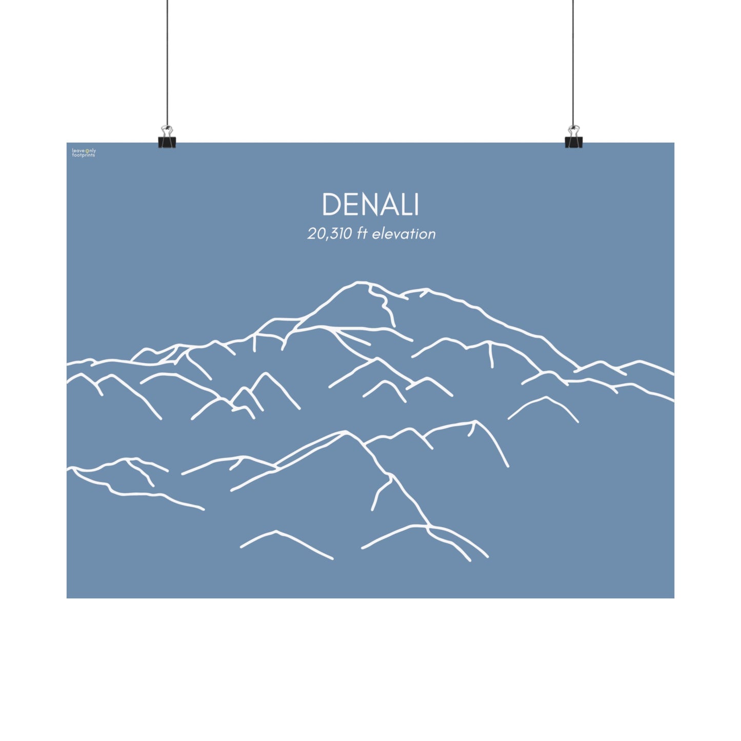 Denali Mountain Horizontal Print