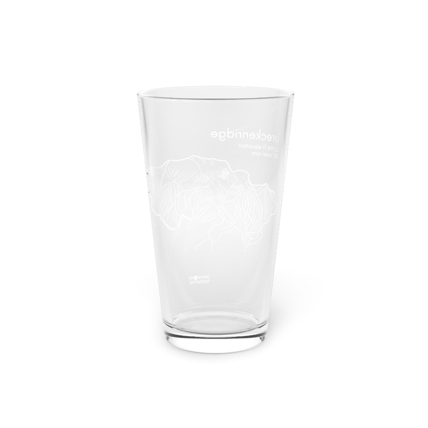 Breckenridge Pint Glass, 16oz