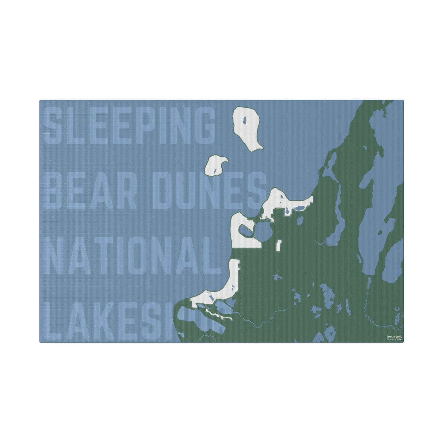 Sleeping Bear Dunes National Lakeshore Matte Canvas, Stretched, 0.75"
