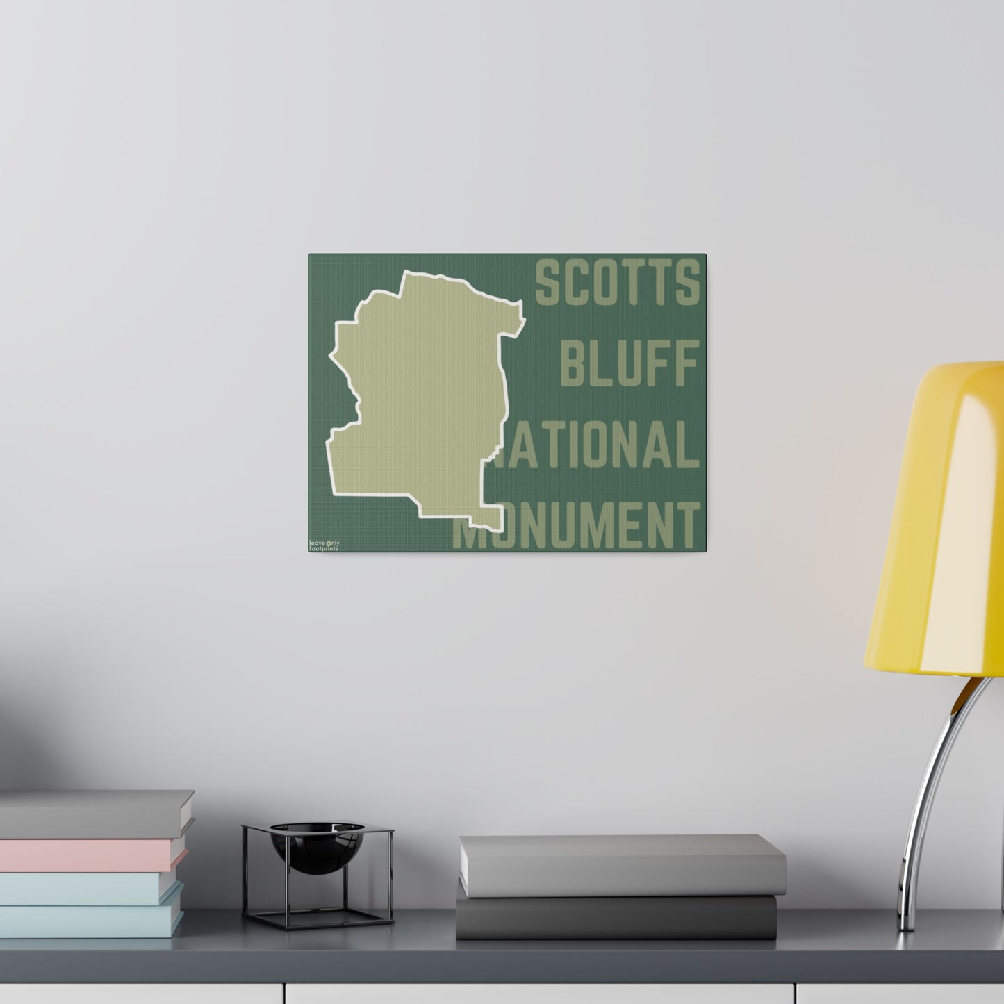 Scotts Bluff National Monument Matte Canvas, Stretched, 0.75"