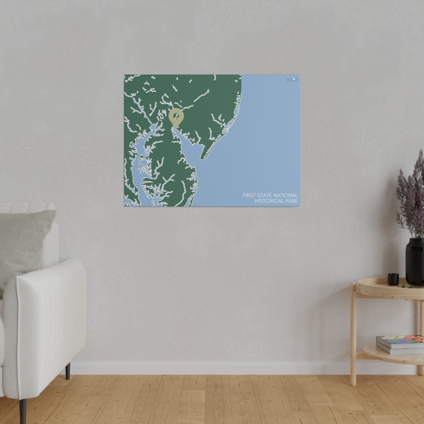 First State National Historical Park Matte Canvas, Stretched, 0.75"