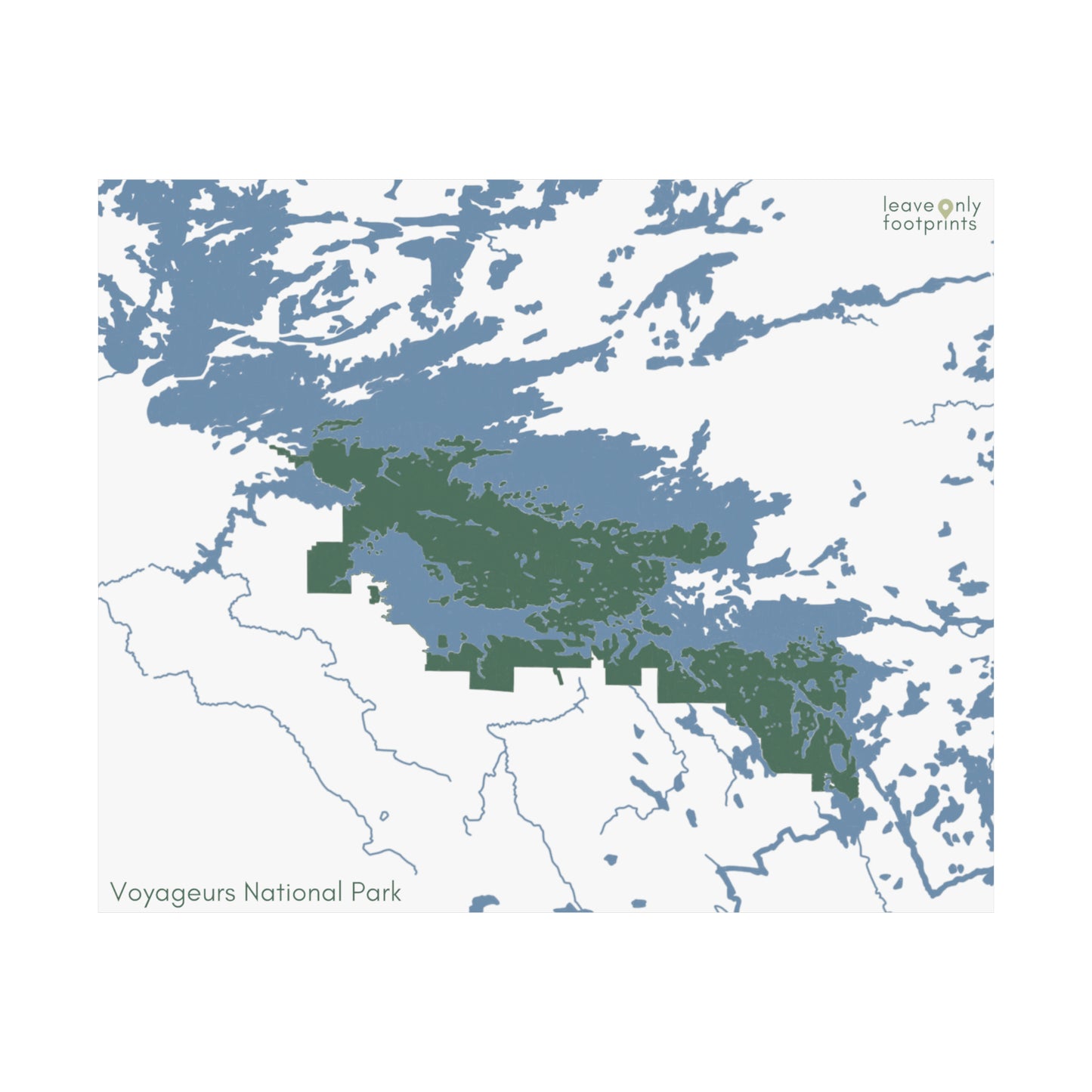 Voyageurs National Park Matte Horizontal Print