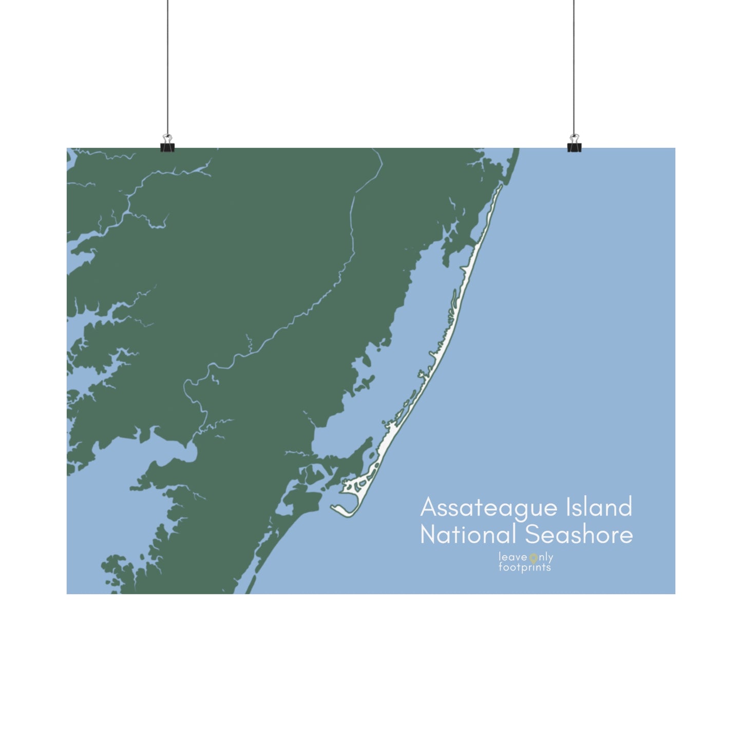 Assateague Island National Seashore Matte Horizontal Print