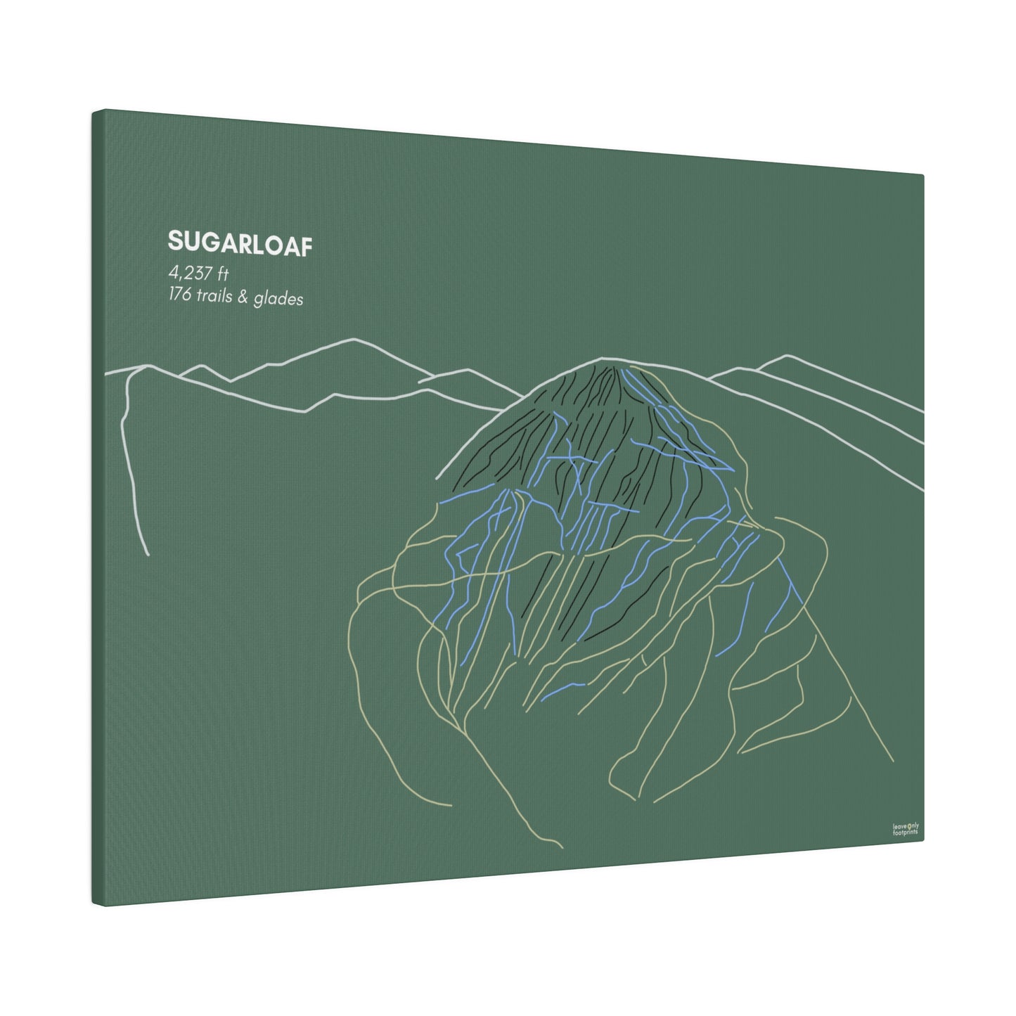 Sugarloaf Matte Canvas, Stretched, 0.75"
