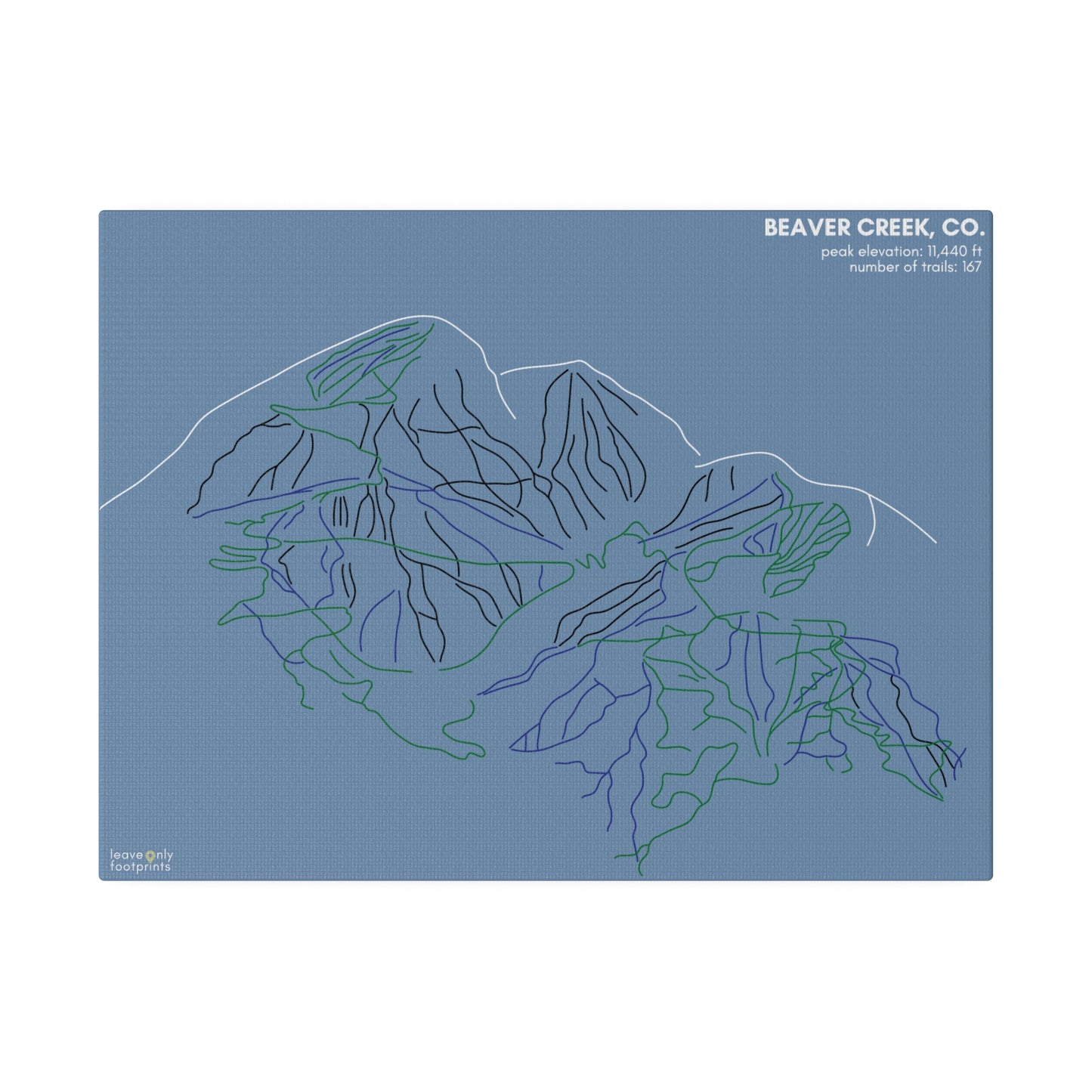 Beaver Creek Matte Canvas, Stretched, 0.75"