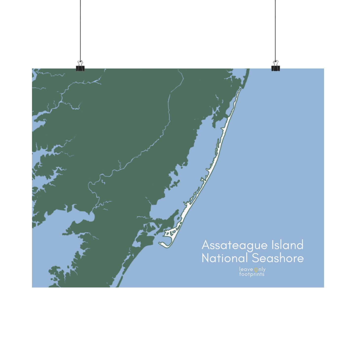 Assateague Island National Seashore Matte Horizontal Print