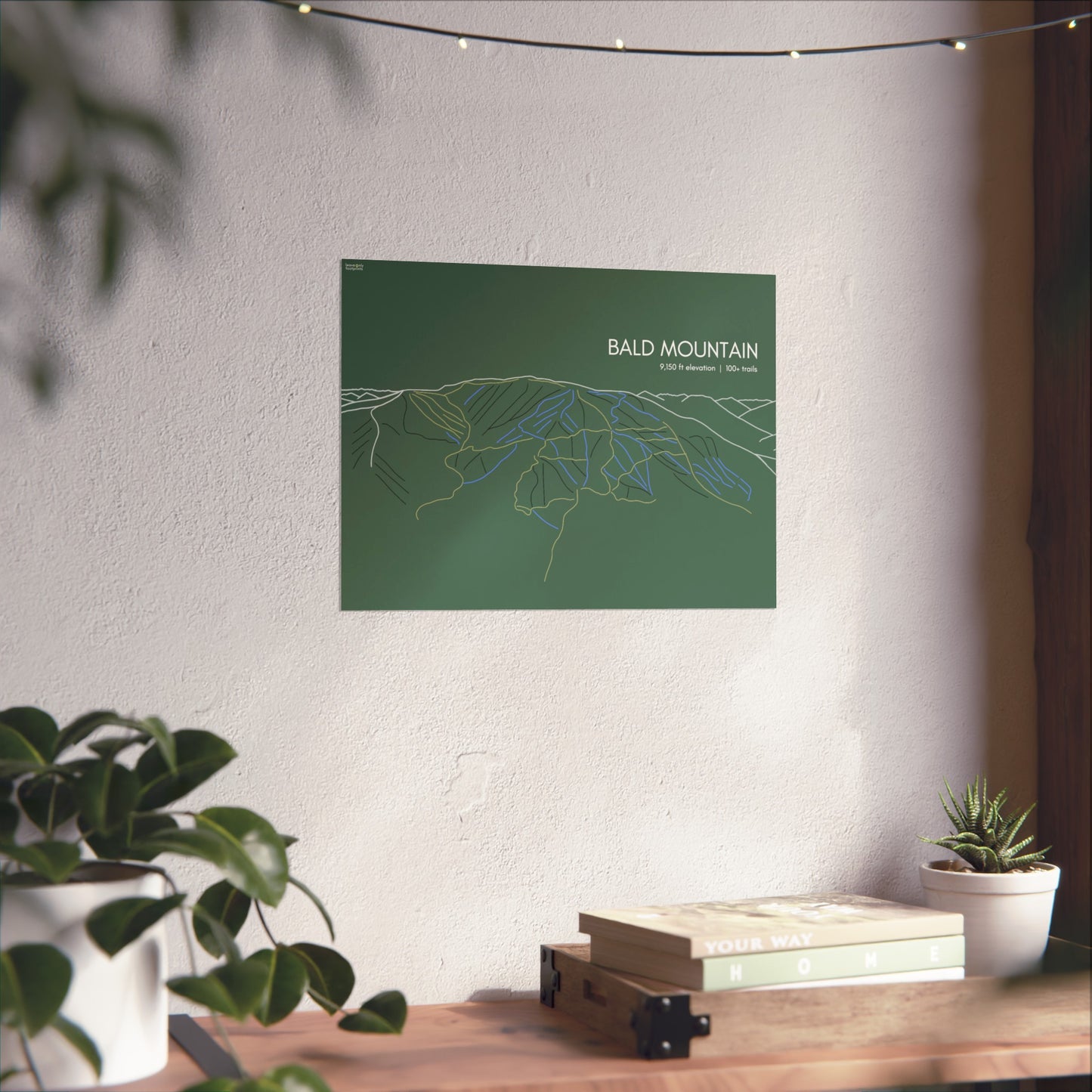 Bald Mountain Horizontal Print