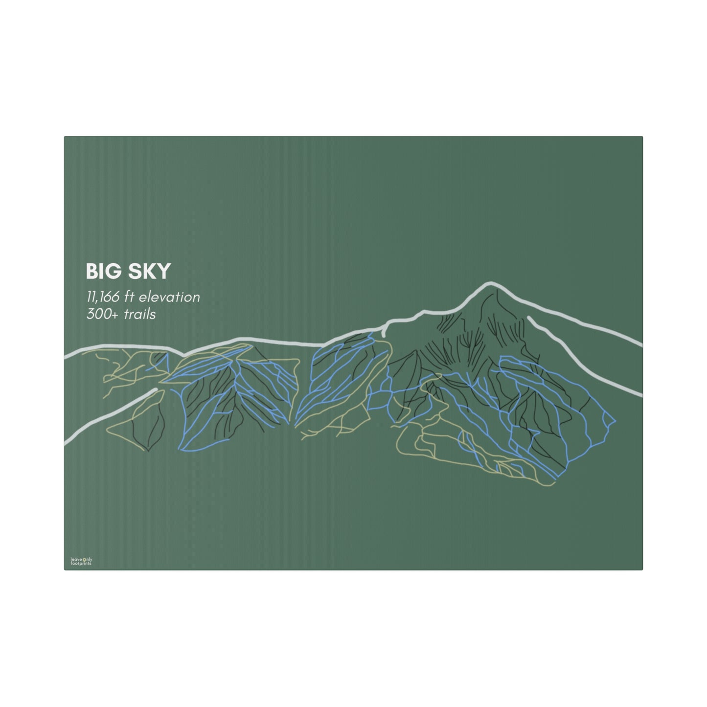 Big Sky Matte Canvas, Stretched, 0.75"