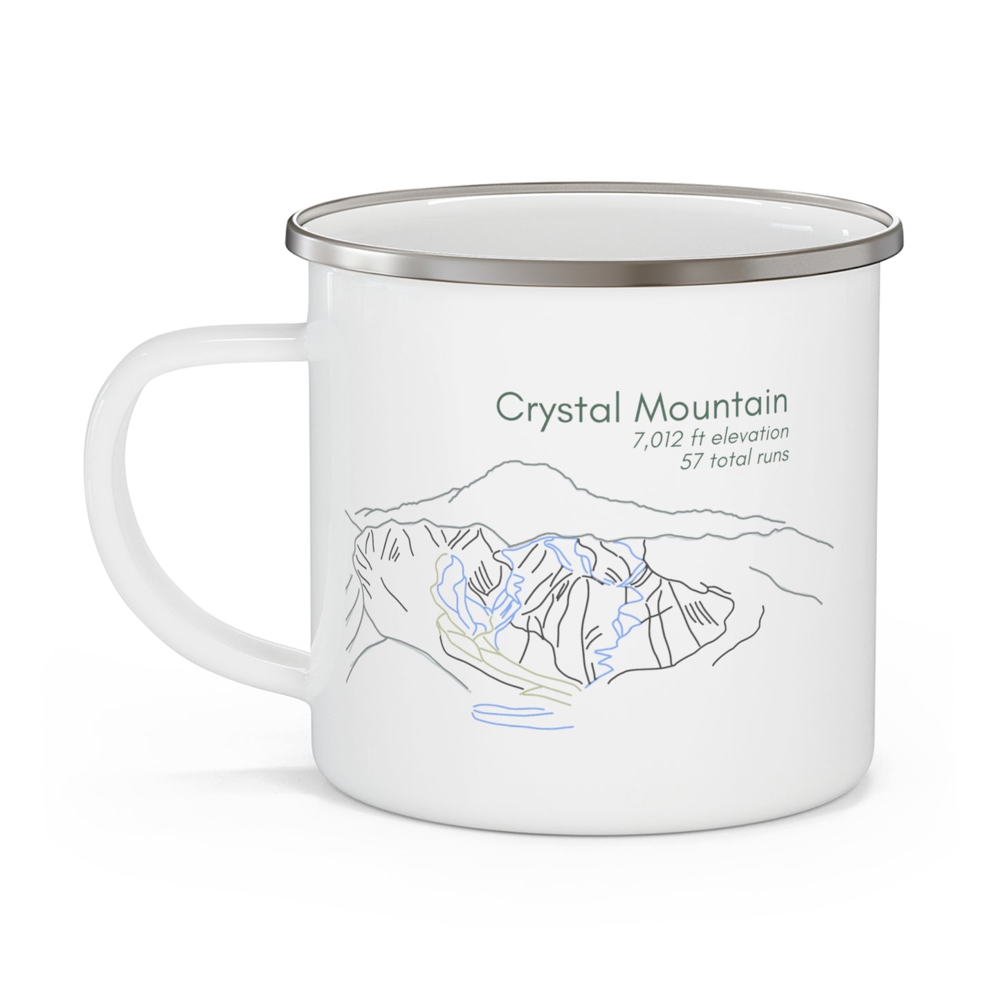 Crystal Mountain Camping Mug