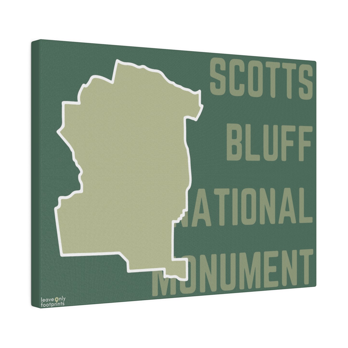 Scotts Bluff National Monument Matte Canvas, Stretched, 0.75"