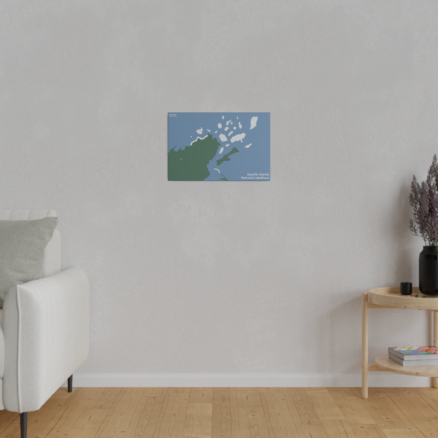 Apostle Islands National Lakeshore Matte Canvas, Stretched, 0.75"