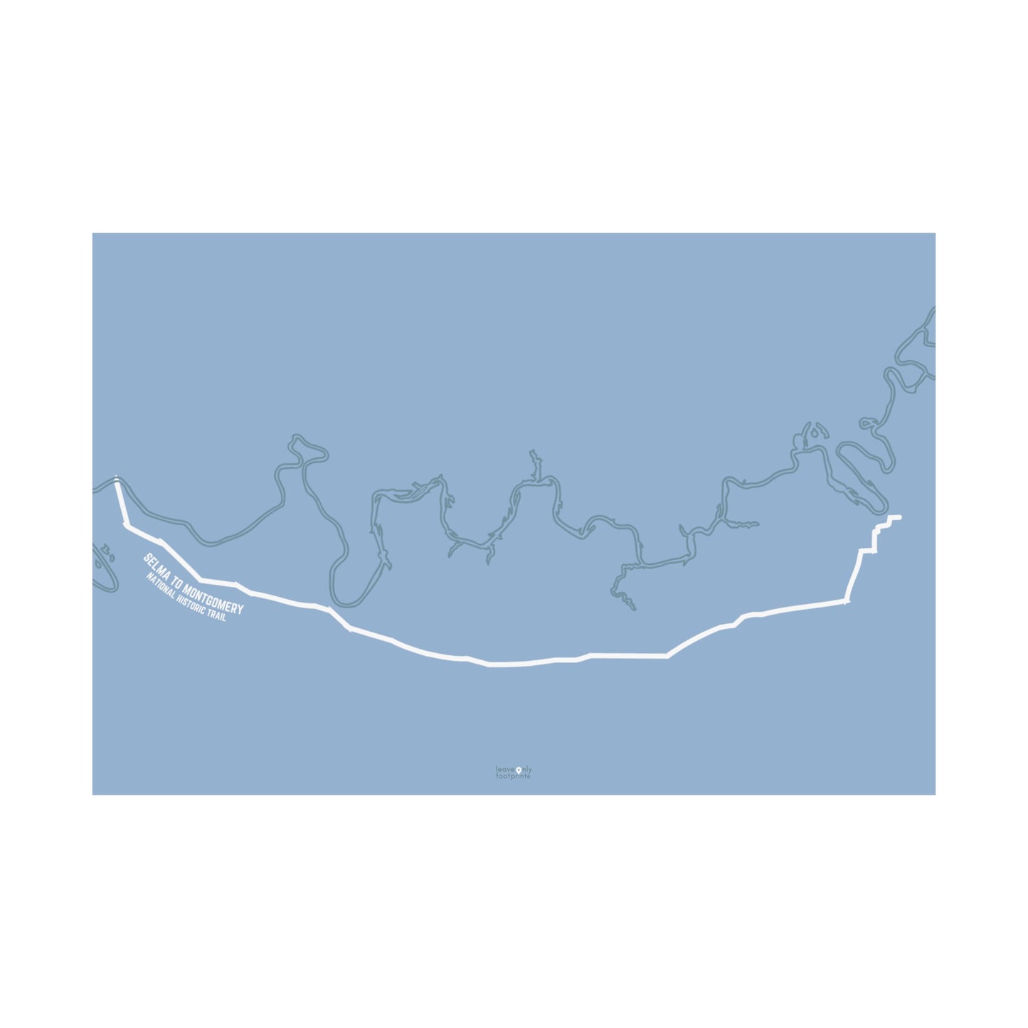 Selma to Montgomery National Historic Trail Horizontal Print