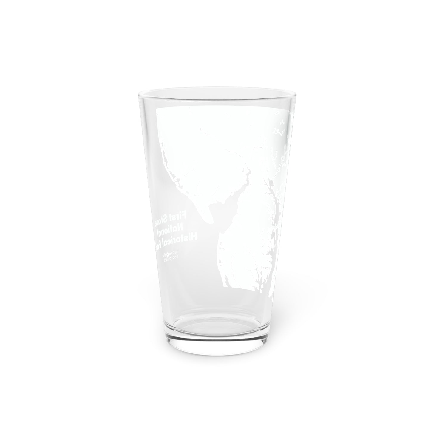 First State National Park Pint Glass, 16oz