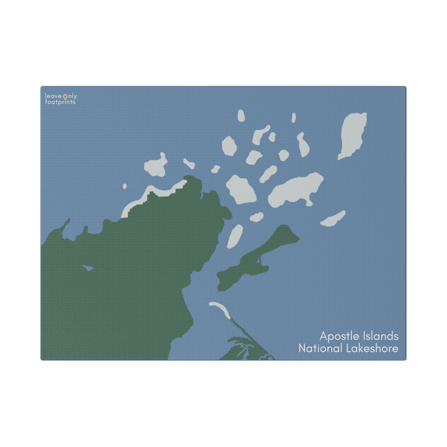 Apostle Islands National Lakeshore Matte Canvas, Stretched, 0.75"