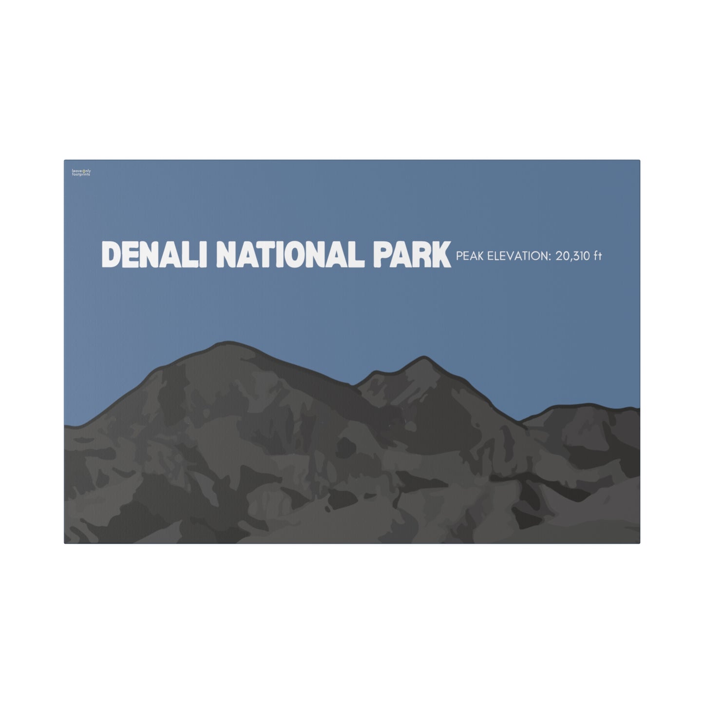 Denali National Park Matte Canvas, Stretched, 0.75"