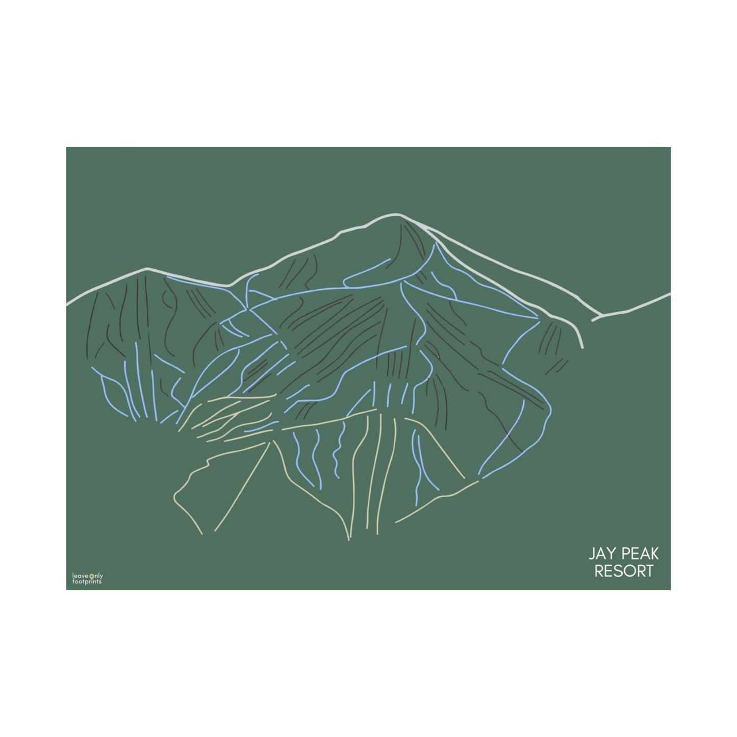 Jay Peak Resort Horizontal Print
