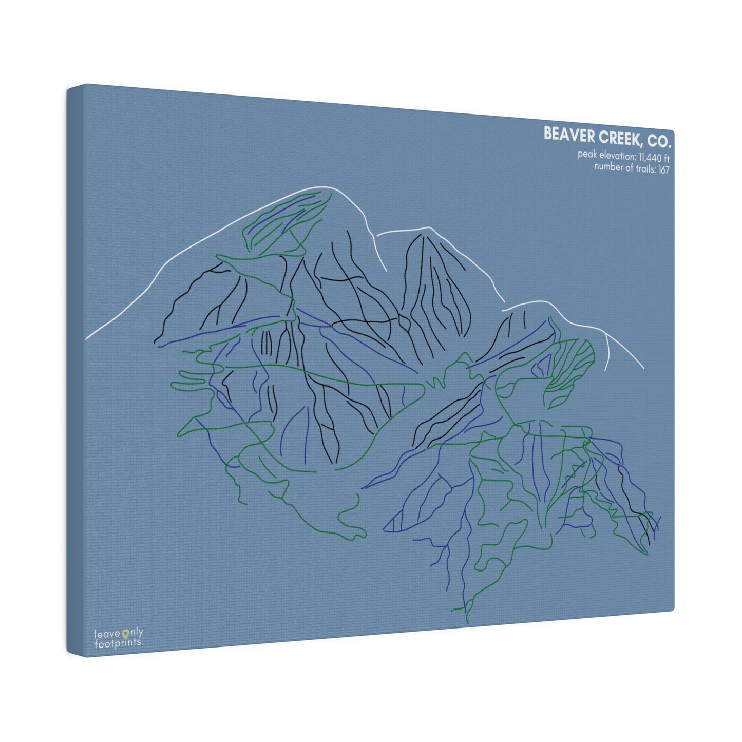 Beaver Creek Matte Canvas, Stretched, 0.75"