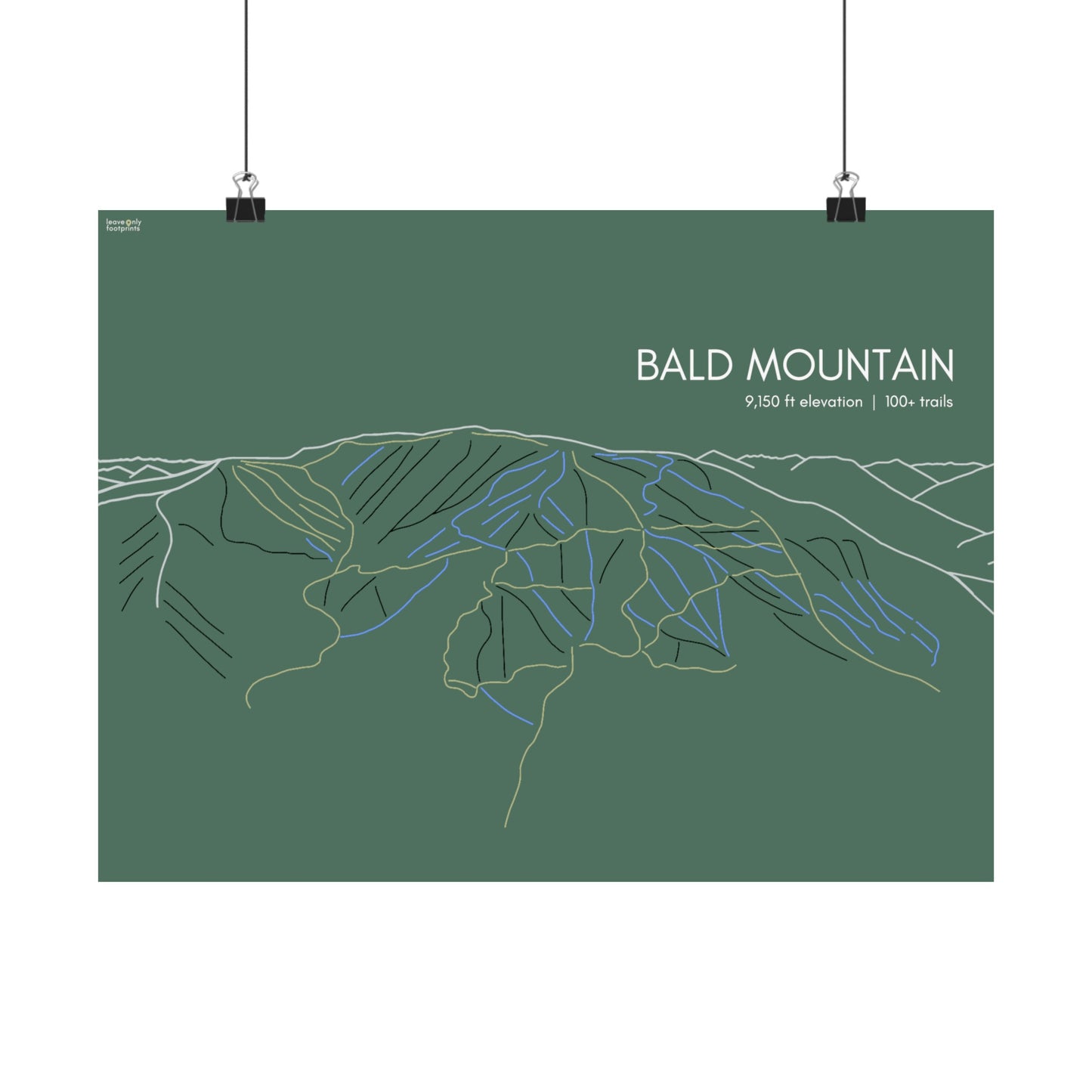 Bald Mountain Horizontal Print