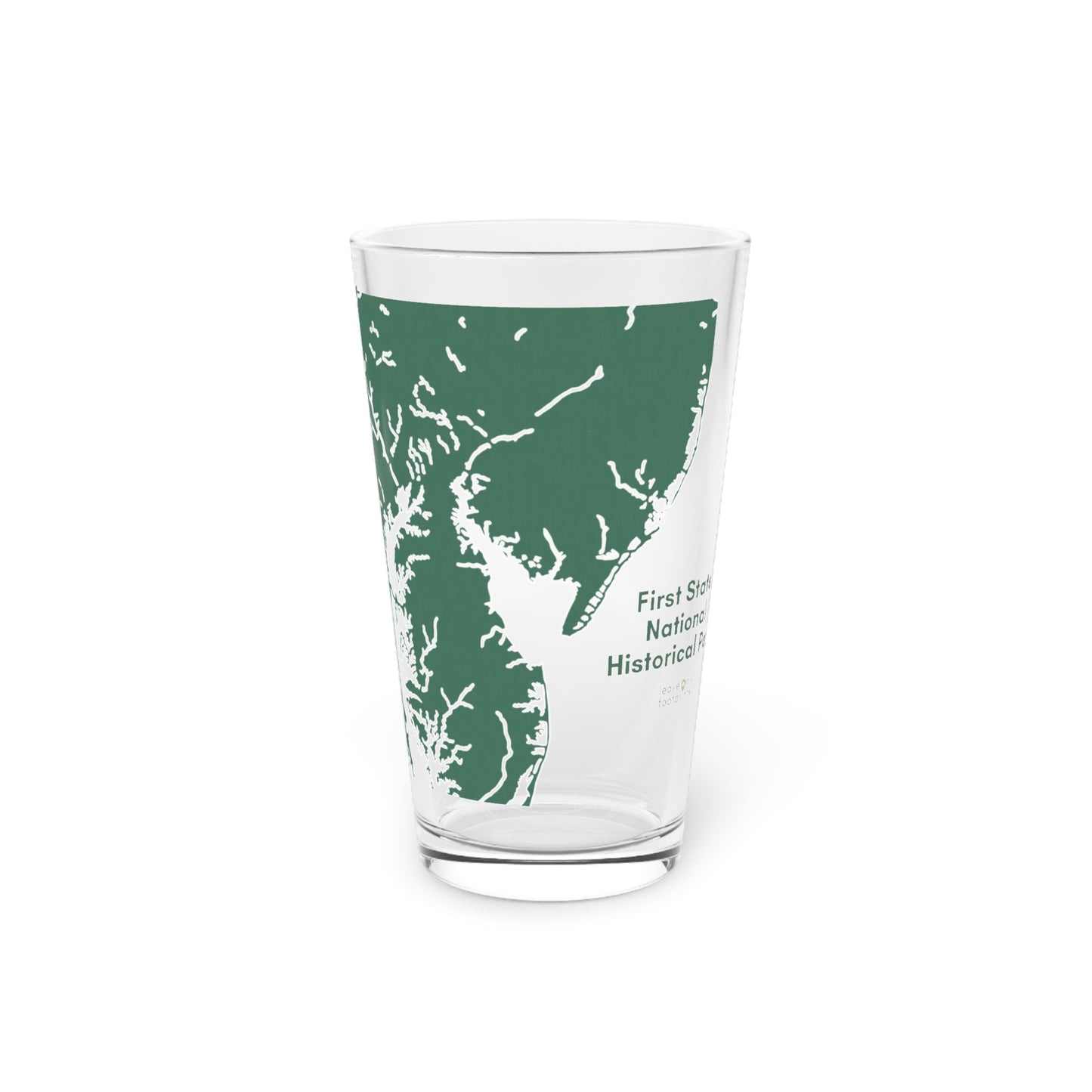 First State National Park Pint Glass, 16oz
