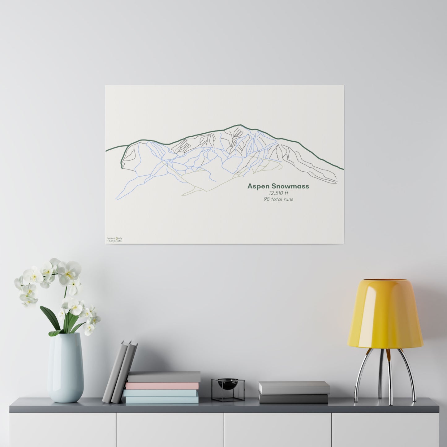 Aspen Snowmass Matte Canvas, Stretched, 0.75"