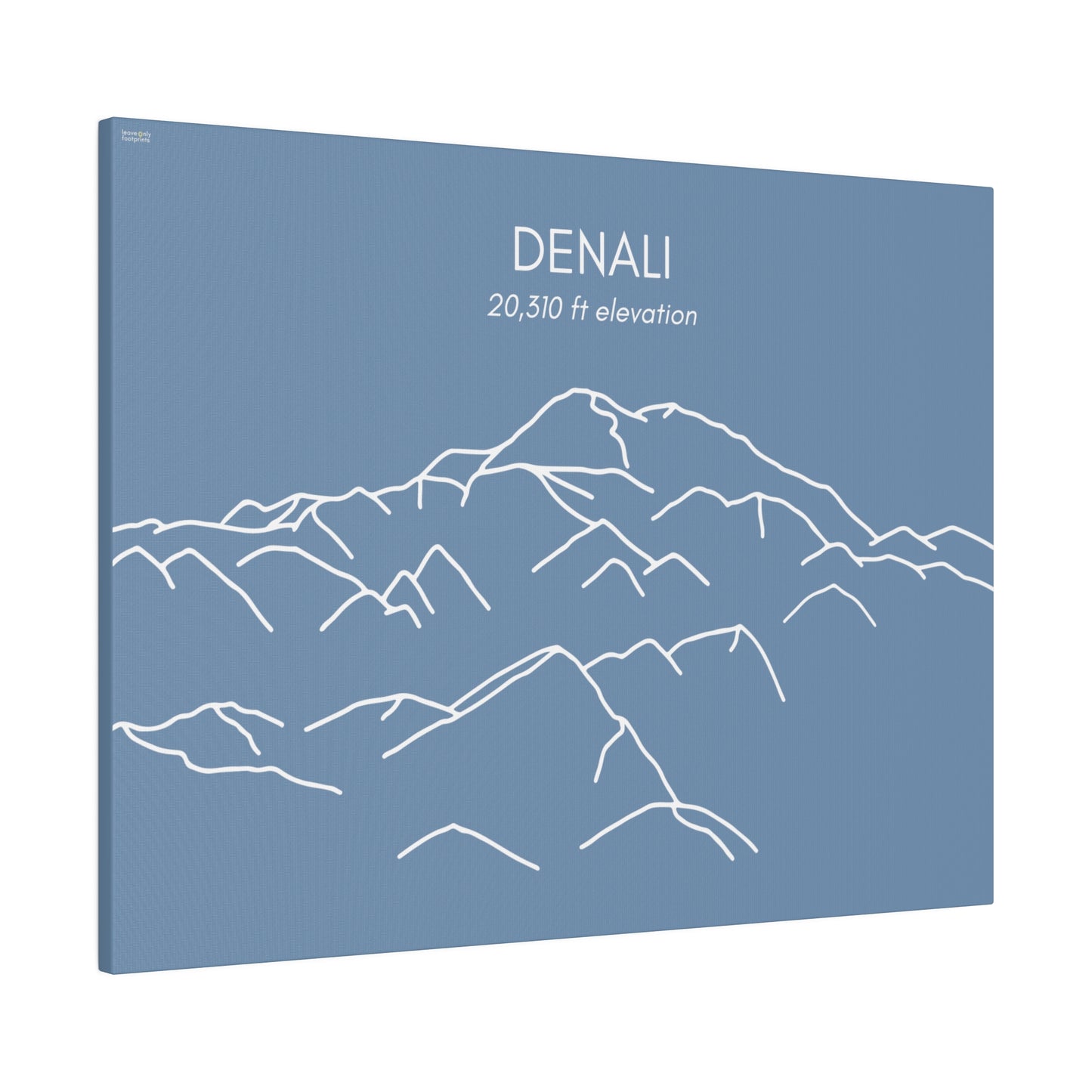 Denali Mountain Matte Canvas, Stretched, 0.75"