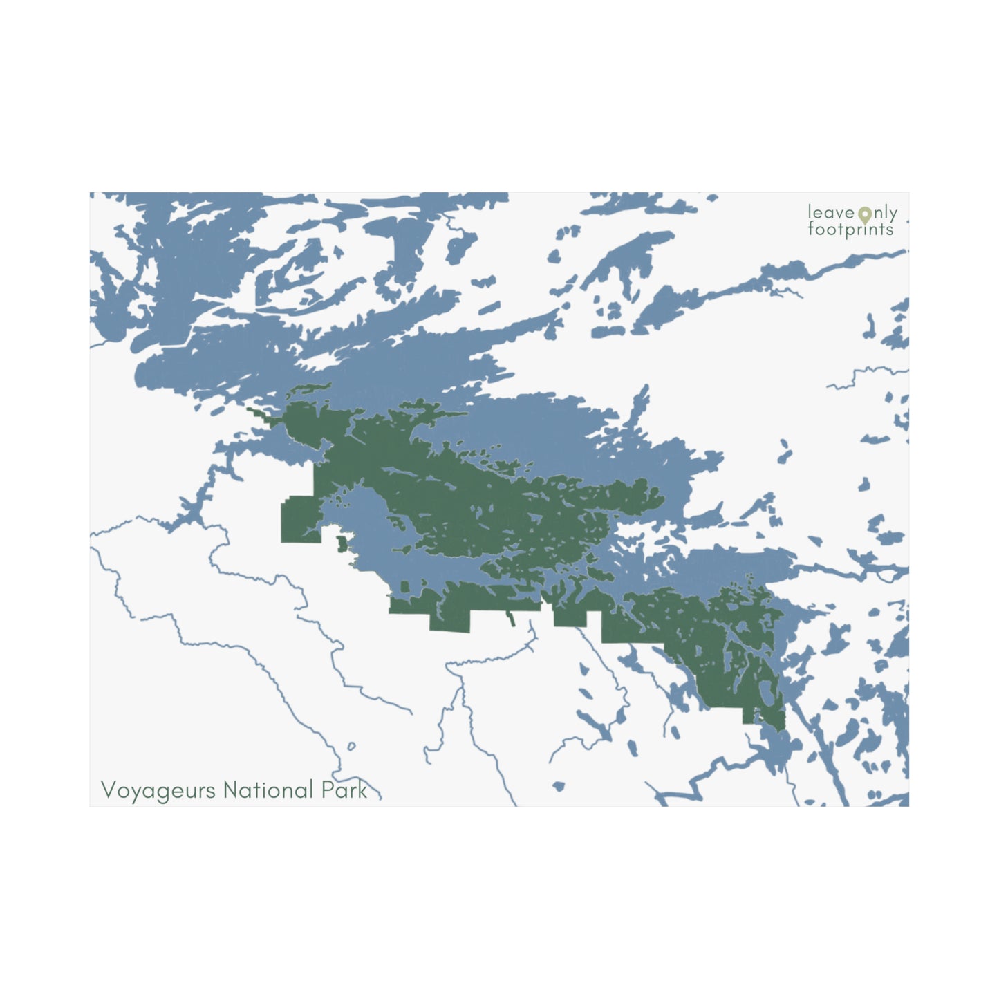 Voyageurs National Park Matte Horizontal Print
