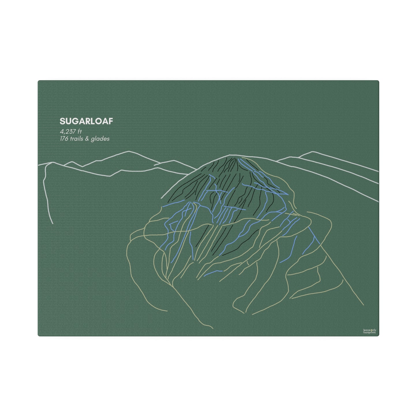Sugarloaf Matte Canvas, Stretched, 0.75"