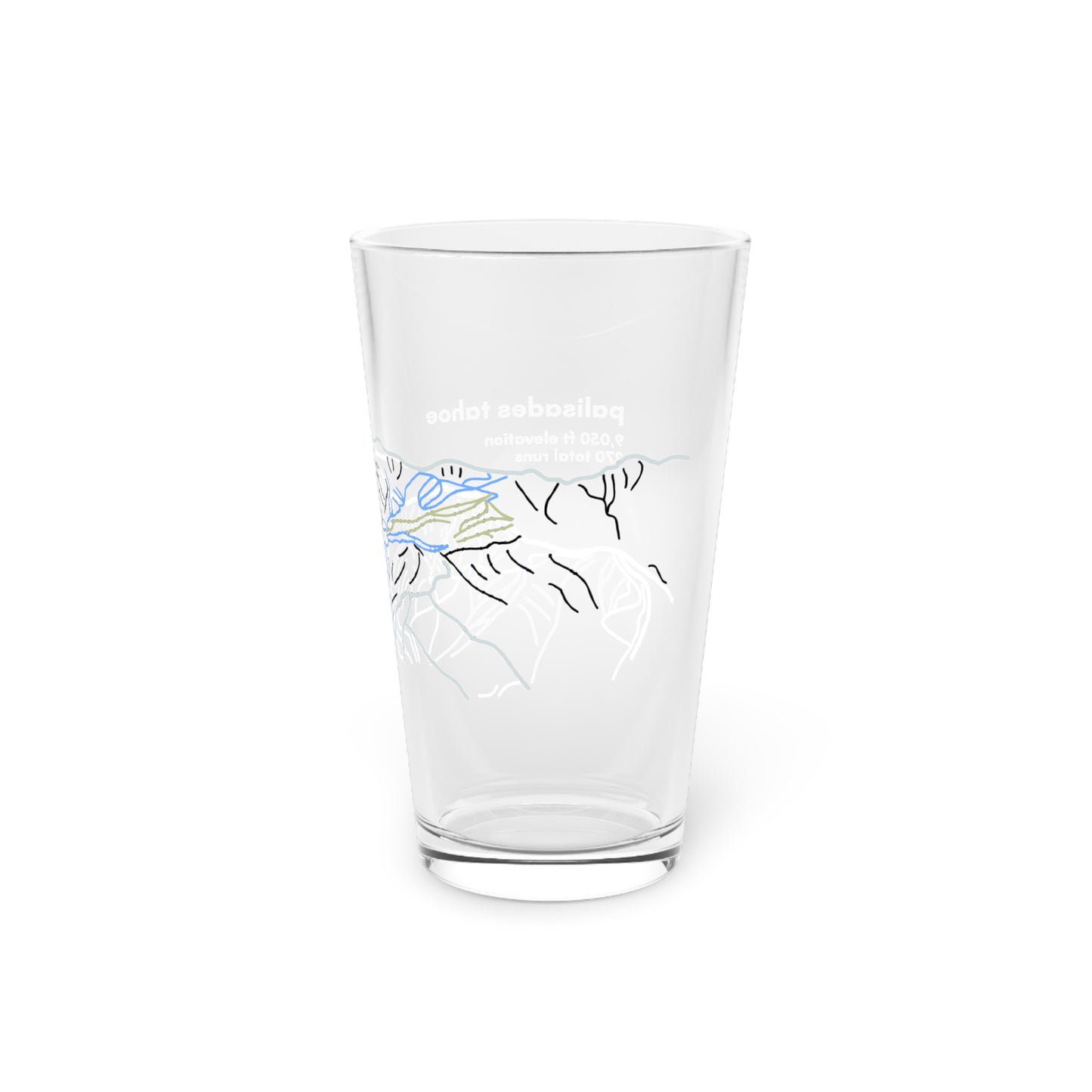 Palisades Tahoe Pint Glass, 16oz