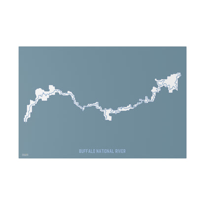 Buffalo National River Matte Canvas, Stretched, 0.75"