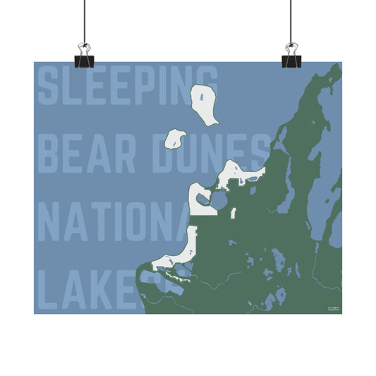 Sleeping Bear Dunes National Lakeshore Horizontal Print
