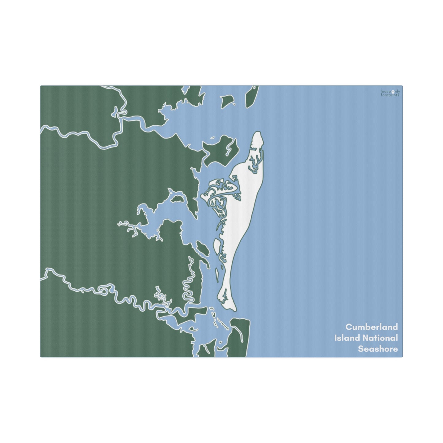 Cumberland Island National Seashore Matte Canvas, Stretched, 0.75"