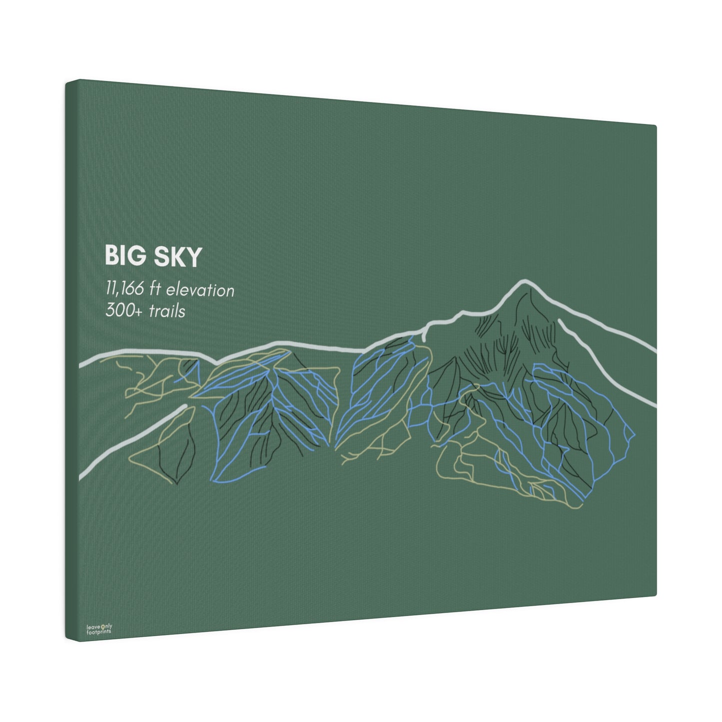 Big Sky Matte Canvas, Stretched, 0.75"