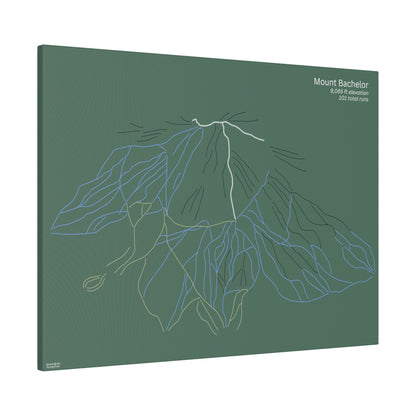 Mount Bachelor Matte Canvas, Stretched, 0.75"